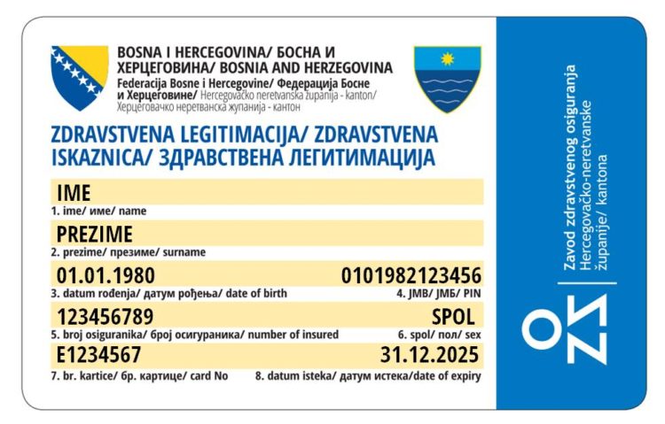 ZZO HNŽ: Podneseni prvi zahtjevi za izdavanje elektronskih zdravstvenih iskaznica