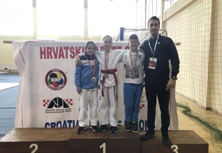 Karate klub Široki Brijeg bogatiji za tri državne medalje