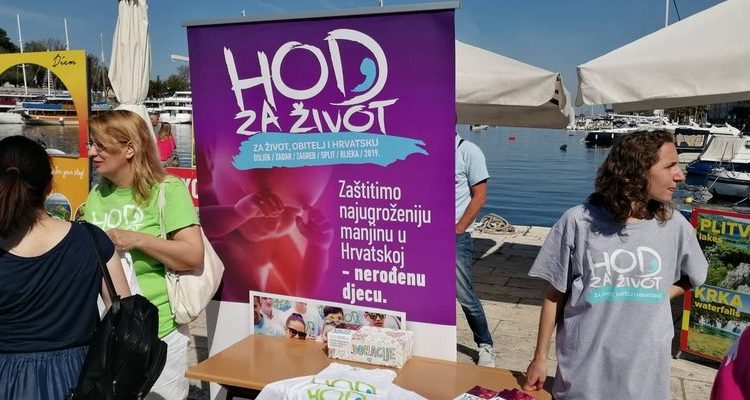 Hod za život u Zagrebu, Splitu i Zadru