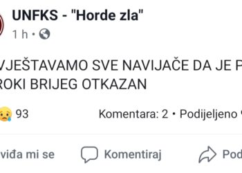 Horde zla ipak neće na finale, kako kažu, u “Lišticu”