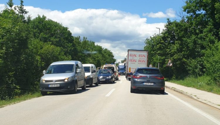 Prometna nesreća na cesti Široki Brijeg – Mostar