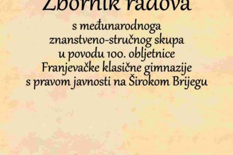 Objavljen zbornik radova o širokobriješkoj gimnaziji