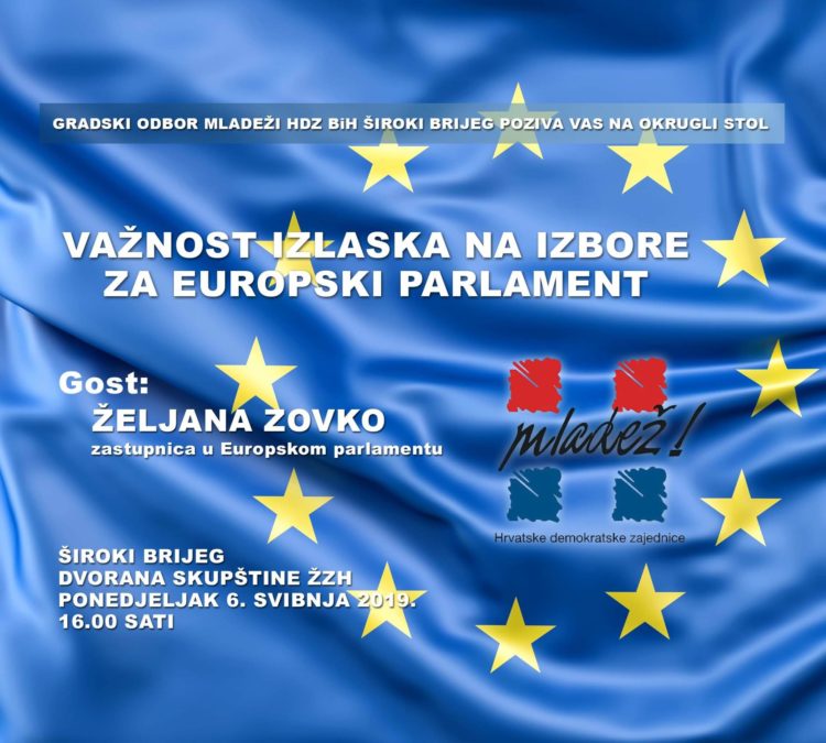Željana Zovko u ponedjeljak na okruglom stolu u Širokom Brijegu