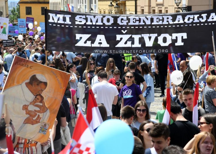 Hod za život u Zagrebu, Splitu i Zadru