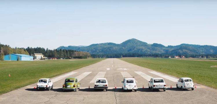 Utrka legendi: Fićo, Stojadin, Yugo, Četvorka, Peglica i Buba