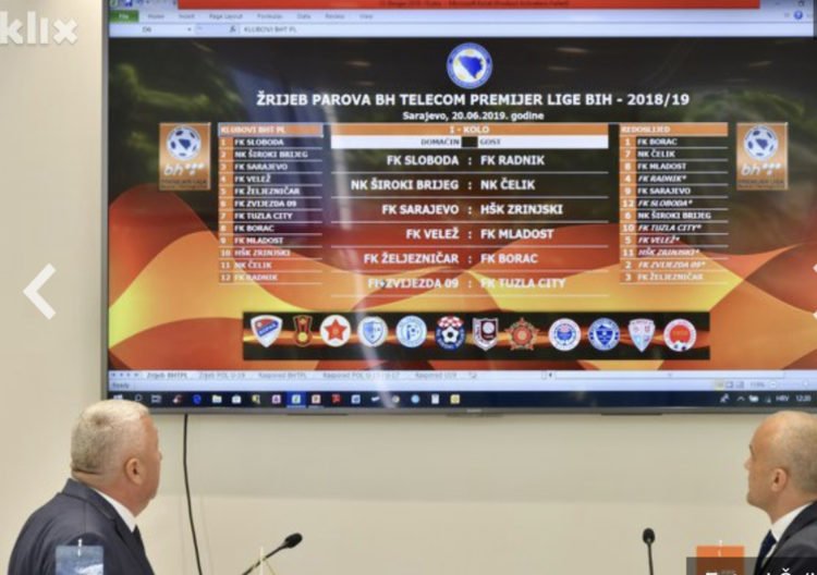 Održan ždrijeb parova nove sezone Premier lige BiH