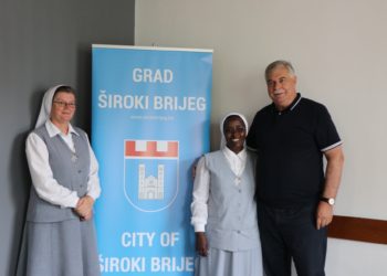 Gradonačelnik Kraljević ugostio misionarku Vedranu Ljubić