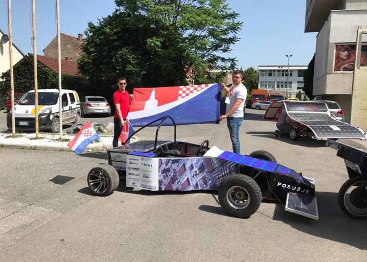 Posušani sa solarnim automobilom u Sisku