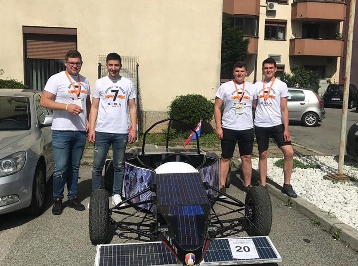 Posušani sa solarnim automobilom u Sisku