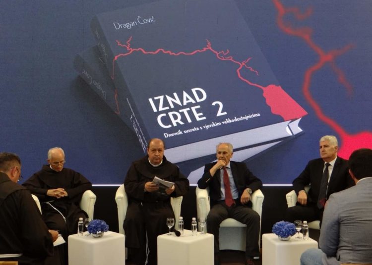 “Iznad crte 2 – Dnevnik susreta s vjerskim velikodostojnicima“ – knjiga dr. Dragana Čovića, predstavljena na Blidinju