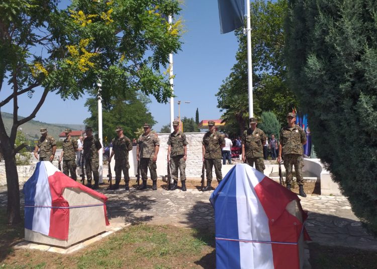 Na Buni otkriveni spomenici pripadnicima 83. Domobranske pukovnije Široki Brijeg i brigade Knez Branimir Čitluk