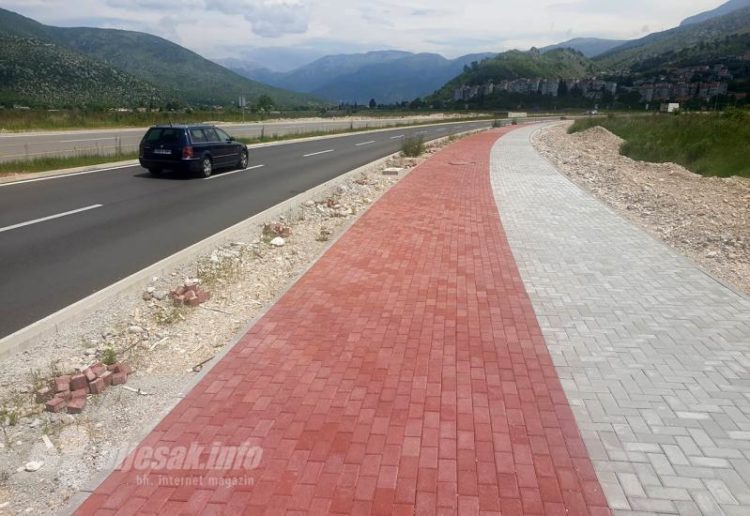Još nekoliko metara staza za bicikliste u Mostaru