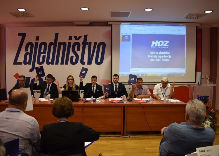 Izabran novi saziv Gradskog odbora HDZ BiH Mostar