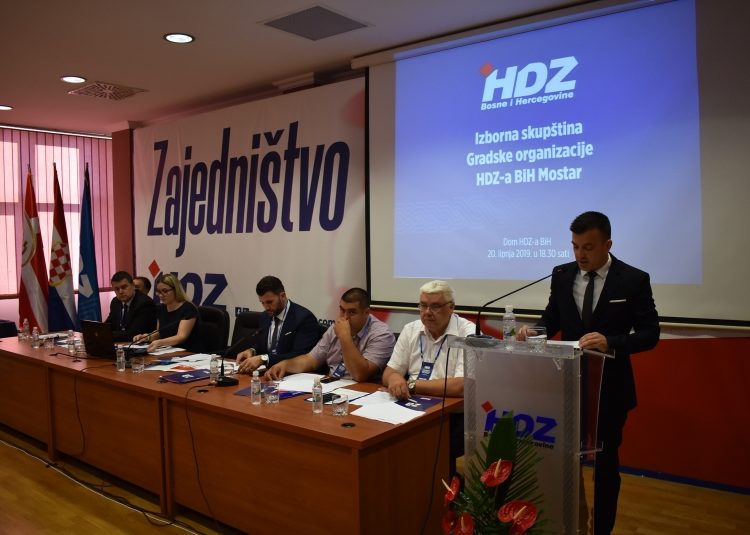 Izabran novi saziv Gradskog odbora HDZ BiH Mostar