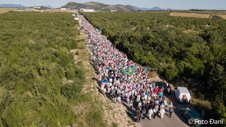 Hodnja mira od Humca do Međugorja