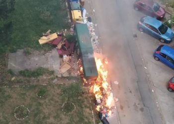 Planuli kontejneri u Mostaru