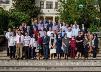 Širokobriješki gimnazijalci proslavili 50. obljetnicu mature