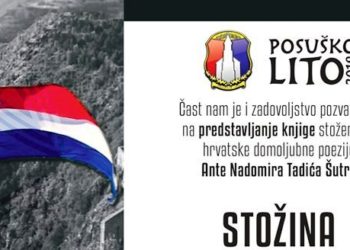 Predstavljanje knjige “Ratnika i pjesnika” Ante Nadomira Tadića Šute u Posušju