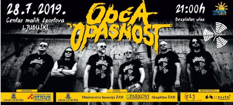 Najava: Koncert Opće Opasnosti u Ljubuškom