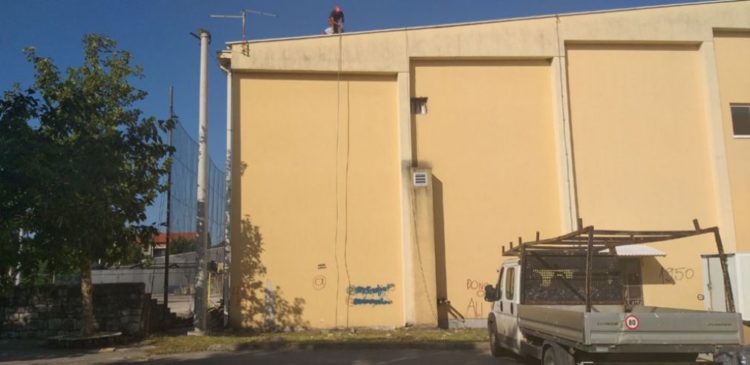 Počeli radovi na rekonstrukciji krova Gradske športske dvorane Ljubuški