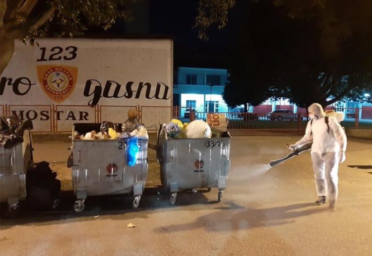 Mostar krenuo u dezinfekciju gradskih odlagališta otpada