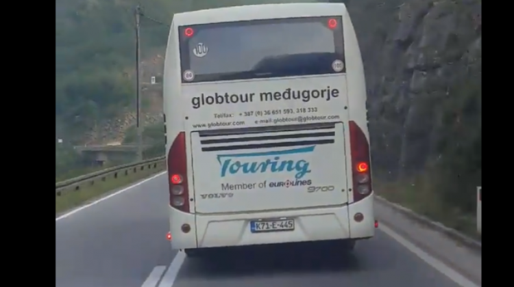 Autobus Globtoura vozio 120 kilometara na sat kanjonom Neretve