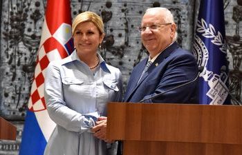 Grabar-Kitarović u Izraelu: BiH je nestabilna zemlja pod kontrolom militantnog islama