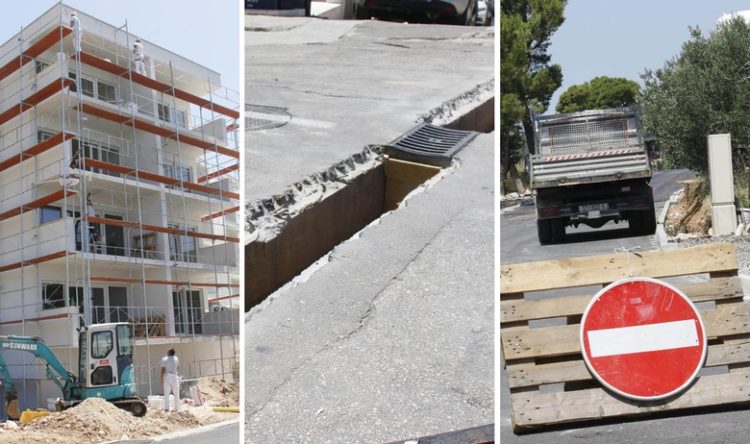 Unatoč zabranama, u Makarskoj se na veliko se radi i usred ljeta