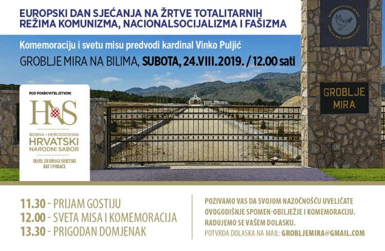 U subotu se očekuje nekoliko tisuća ljudi na Bilima, misno slavlje predvodi kardinal Puljić