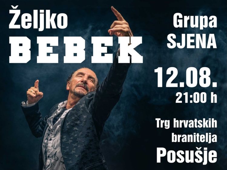 Željko Bebek 12. kolovoza u Posušju