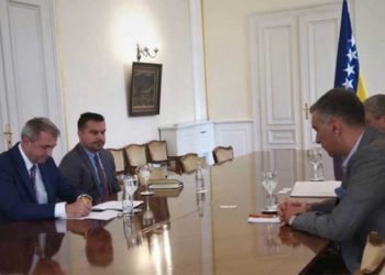 Hrvatski veleposlanik na sastanku u Predsjedništvu BiH osudio Džaferovićeve izjave o tzv. UZP-u