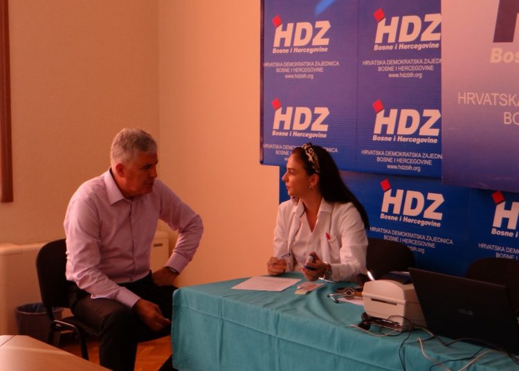 Održana akcija dobrovoljnog darivanja krvi u Domu HDZ BiH