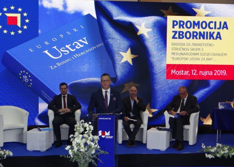 Predstavljen Zbornik radova znanstveno-stručnog skupa “Europski ustav za Bosnu i Hercegovinu”