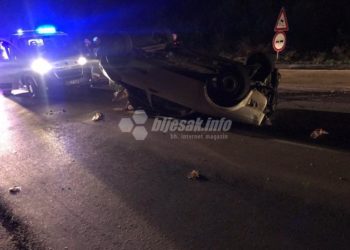 Prevrnuo se Golf na Žovnici