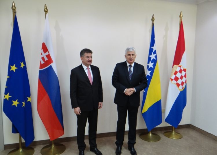 Čović se sastao s Miroslavom Lajčakom, slovačkom ministru Sveučilište u Mostaru uručilo počasni doktorat