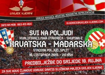 Svi na Poljud: Uvijek vjerni BiH poziva na utakmicu Hrvatska – Mađarska