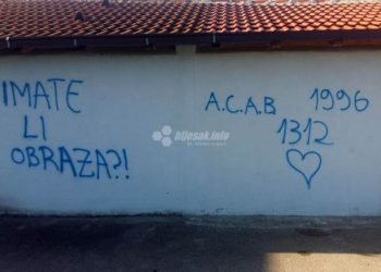 Kamp NK Široki Brijeg išaran prijetećim i uvredljivim grafitima, otkriveni počinitelji
