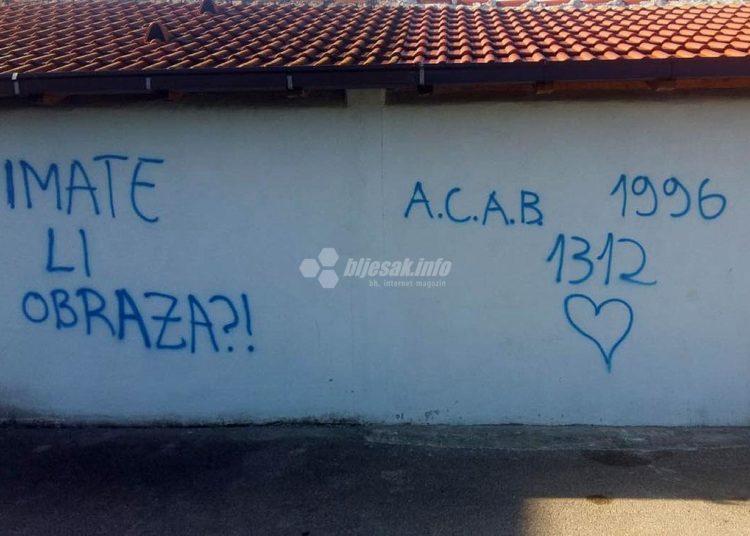 Kamp NK Široki Brijeg išaran prijetećim i uvredljivim grafitima, otkriveni počinitelji