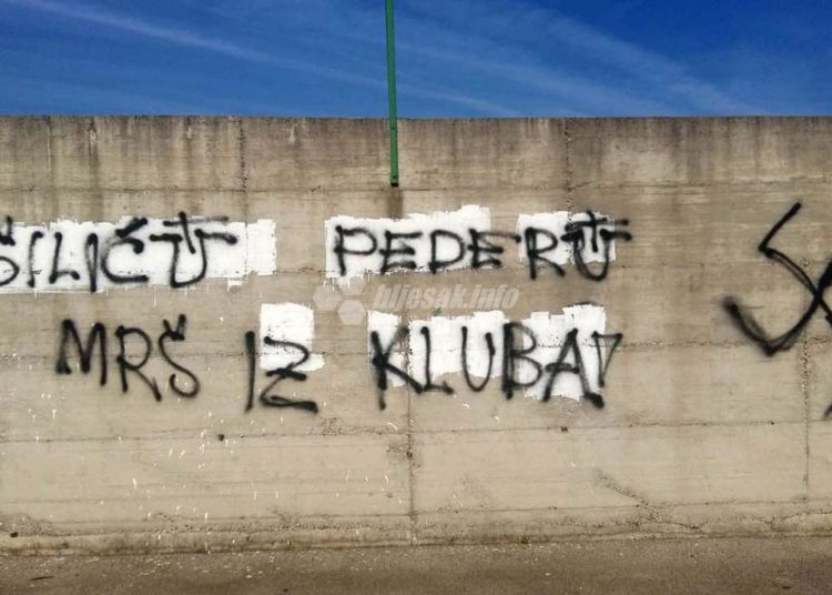 Kamp NK Široki Brijeg išaran prijetećim i uvredljivim grafitima, otkriveni počinitelji