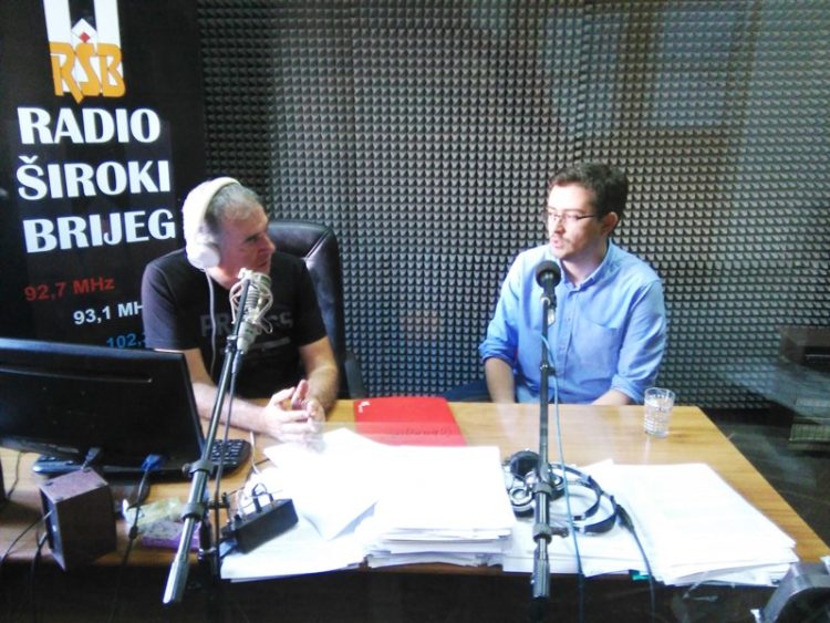Filip Karačić gostovao na Radiju Široki Brijeg