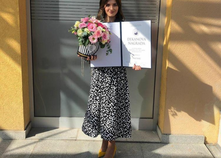 Sara Šimić: Bila je učenica generacije, ima i tri dekanove nagrade