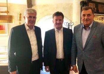 Lajčak: Moguć pozitivan rezultat sastanka sa Dodikom i Čovićem