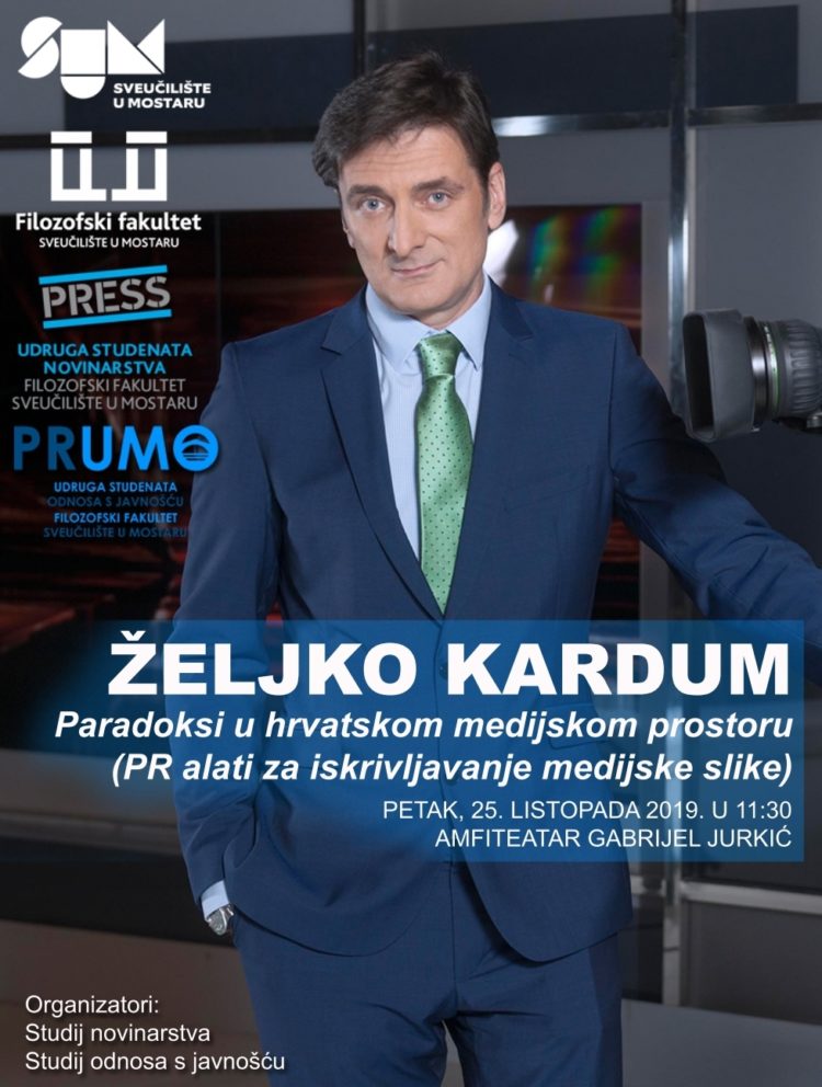 Najava predavanja „Paradoksi u hrvatskom medijskom prostoru (PR alati za iskrivljavanje medijske slike)“
