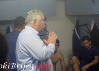 Miro Kraljević u svlačionici Širokog igračima obećao “dati sve” (VIDEO)