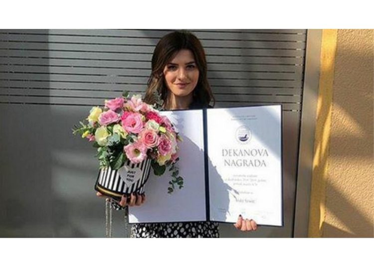 Sara Šimić: Bila je učenica generacije, ima i tri dekanove nagrade