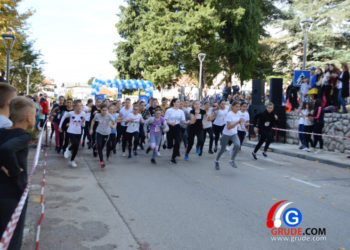 Grude: Ulična utrka učenika grudskih škola