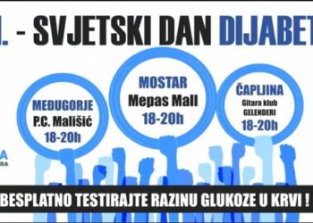 Udruga Insula: 14. studenog besplatno mjerenje šećera u krvi