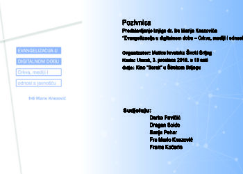 NAJAVA: Predstavljanje knjige fra Marija Knezovića