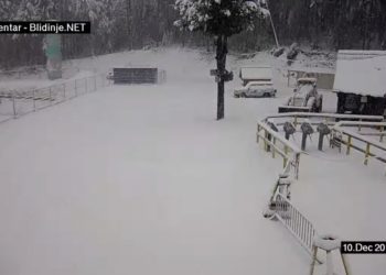 Blidinje osvanulo prekriveno snijegom