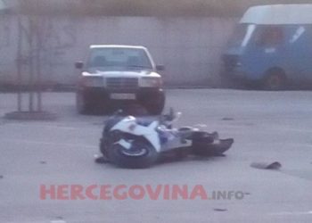 Međugorje: Motociklist pao i zadobio teže ozljede